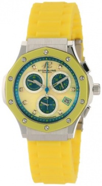 Stuhrling Original Women's 180R.1116G95 Special Reserve Apocalypse Cosmo Girl Swarovski Crystal Mother-Of-Pearl Chronograph Date Watch Stuhrling Original Women's 180R.1116G95 Special Reserve Apocalypse Cosmo Girl Swarovski Crystal Mother-Of-Pearl Chronograph Date Watch