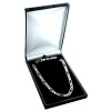 Classic Leatherette Black Necklace Gift Box