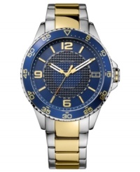 Take an unexpected turn with the striking color combo on this handsome Tommy Hilfiger watch. Take an unexpected turn with the striking color combo on this handsome Tommy Hilfiger watch.