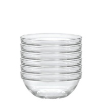 Duralex Lys 6-3/4-Inch Stackable Clear Bowl, Set of 6 Duralex Lys 6-3/4-Inch Stackable Clear Bowl, Set of 6