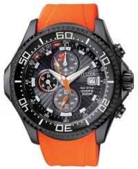 Plunge to greater depths with this Pro-Master sport watch by Citizen. The Eco-Drive technology harnesses both natural and artificial light, never needing a battery. Plunge to greater depths with this Pro-Master sport watch by Citizen. The Eco-Drive technology harnesses both natural and artificial light, never needing a battery.