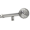Levolor Sphere Rod Set, Satin Nickel, 3/4-Inch Diameter, 66 to 120-Inch Width