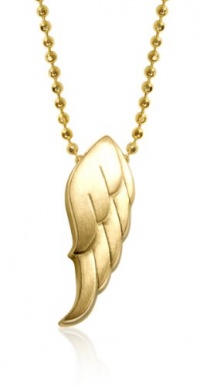Alex Woo Little Faith 14k Yellow Gold Wing Pendant Necklace, 16 Alex Woo Little Faith 14k Yellow Gold Wing Pendant Necklace, 16