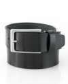 Finish off your dress look with this leather belt from Hugo Boss.