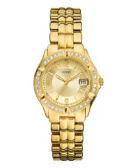 Worth its weight in gold: an indulgently luxe watch from GUESS. Worth its weight in gold: an indulgently luxe watch from GUESS.