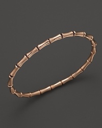 From the Bamboo Collection, a sleek bangle in 18k pink gold. By Gucci. From the Bamboo Collection, a sleek bangle in 18k pink gold. By Gucci.