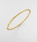 From the Midnight Melange Collection. 18K yellow gold in a slim hammered design.18K yellow gold Width, about 3mm Imported 