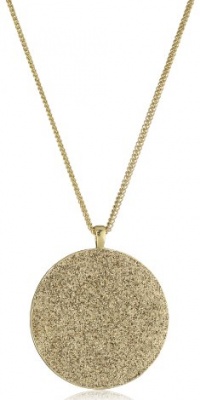 Kenneth Cole New York Holiday Boxed Gold Glitter Circle Pendant Necklace Kenneth Cole New York Holiday Boxed Gold Glitter Circle Pendant Necklace