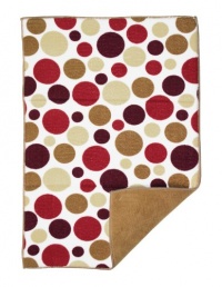 Ritz Polka Dot Reversible Microfiber Dish Drying Mat, Paprika Ritz Polka Dot Reversible Microfiber Dish Drying Mat, Paprika