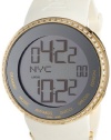 Gucci Men's YA114218 I-Gucci Diamond Digital GRAMMY Special Edition White Watch