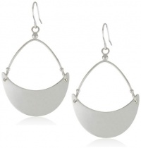 Kenneth Cole New York Silver Half Moon Drop Earrings Kenneth Cole New York Silver Half Moon Drop Earrings