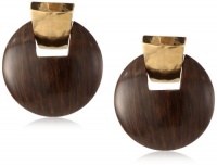 Kenneth Cole New York Urban Desert Large Brown Gypsy Hoop Earrings Kenneth Cole New York Urban Desert Large Brown Gypsy Hoop Earrings