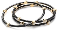 Kenneth Cole New York Urban Nero Black and Gold Bangle Bracelet Set Kenneth Cole New York Urban Nero Black and Gold Bangle Bracelet Set