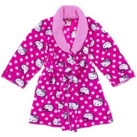 Hello Kitty Juniors Print Shawl Collar Robe Hello Kitty Juniors Print Shawl Collar Robe