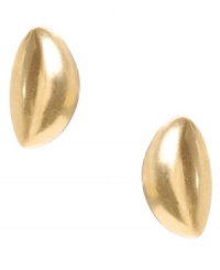 Fashionable foliage. Kenneth Cole New York's petite leaf-shaped studs create a stylish effect in gold tone mixed metal. Approximate diameter: 5/8 inch. Fashionable foliage. Kenneth Cole New York's petite leaf-shaped studs create a stylish effect in gold tone mixed metal. Approximate diameter: 5/8 inch.