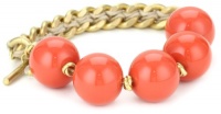Kenneth Cole New York Modern Riviera Coral Resin Bead Half-Stretch Bracelet Kenneth Cole New York Modern Riviera Coral Resin Bead Half-Stretch Bracelet