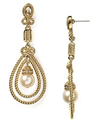 Light up every evening ensemble with this pair of faceted gold-plated chandelier earrings from Carolee, sure to add a dose of glamour to accessories arsenal. Light up every evening ensemble with this pair of faceted gold-plated chandelier earrings from Carolee, sure to add a dose of glamour to accessories arsenal.