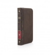 Twelve South BookBook for iPhone 5, All-in-one leather iPhone case and wallet, Vintage Brown
