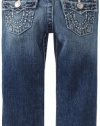 True Religion Boys 2-7 Jack Handstitch Logo Slim Jean, Independence, 3