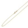 14K Two-Tone Gold 1.5mm Gucci Mariner Link Chain Necklace 18 W/ Spring-Ring