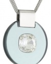Kenneth Cole New York Urban Lucite Crystal Pendant Necklace