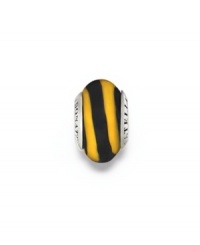 Black and yellow stripes in Murano glass add zing, with sterling silver logo-stamped rings. Donatella is a playful collection of charm bracelets and necklaces that can be personalized to suit your style! Available exclusively at Macy's. Black and yellow stripes in Murano glass add zing, with sterling silver logo-stamped rings. Donatella is a playful collection of charm bracelets and necklaces that can be personalized to suit your style! Available exclusively at Macy's.