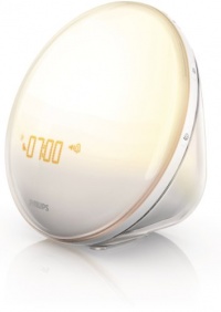 Philips HF3520 Wake-Up Light With Colored Sunrise Simulation, White Philips HF3520 Wake-Up Light With Colored Sunrise Simulation, White
