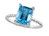 Genuine Blue Topaz Ring by Effy Collection® LIFETIME WARRANTY