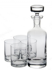 Ravenscroft Crystal Wellington Whisky Set, 5-Piece Ravenscroft Crystal Wellington Whisky Set, 5-Piece