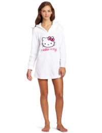 Hello Kitty Juniors Snuggly Embroidered Lounge Shirt Hello Kitty Juniors Snuggly Embroidered Lounge Shirt