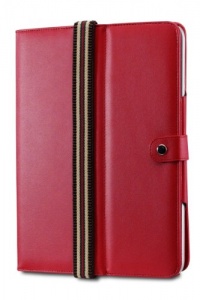 Acase Faux Leather Flip Book Jacket for Apple iPad (Red) Acase Faux Leather Flip Book Jacket for Apple iPad (Red)