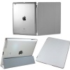 KHOMO ® DUAL CASE: White Smart Cover FRONT + Clear Crystal Back Protector for Apple iPad 2 , iPad 3 & iPad 4 (The new iPad HD)