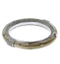 Michael Kors MKJ1794 Women's Exclusive Horn Acetate Pave Bangle Bracelet Jewelry Michael Kors MKJ1794 Women's Exclusive Horn Acetate Pave Bangle Bracelet Jewelry
