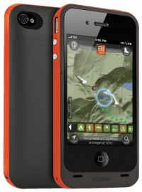 Mophie Juice Pack Plus Outdoor Edition with Rechargeable External Battery Case and Outdoor Wayfinding App for iPhone 4 - Retail Packaging - Orange Mophie Juice Pack Plus Outdoor Edition with Rechargeable External Battery Case and Outdoor Wayfinding App for iPhone 4 - Retail Packaging - Orange