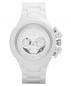 Look fresh and sharp this season: this AX Armani Exchange watch features pristine white style.