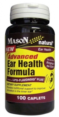 Mason Vitamins New Advance Ear Health Formula Caplets, 100-Count Bottle Mason Vitamins New Advance Ear Health Formula Caplets, 100-Count Bottle