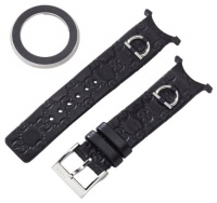 Gucci YFA50029 U-Play Kit Medium Black Leather Watch Case Gucci YFA50029 U-Play Kit Medium Black Leather Watch Case