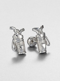 A great gift for the golfer and a charming dress shirt accent for the sporty man of style, crafted in fine sterling silver. Sterling silverMade in USA A great gift for the golfer and a charming dress shirt accent for the sporty man of style, crafted in fine sterling silver. Sterling silverMade in USA