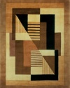 Momeni Rugs New Wave Collection NEWWANW-06GLD5380 Gold 5'3 x 8' Rectangle