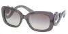 Prada 27OS KAM0A7 Transparent Grey 27OS Square Sunglasses Cycling, Running, Driving