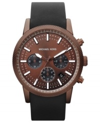 A Scout collection sport watch from Michael Kors with espresso accents that stand out from the crowd. A Scout collection sport watch from Michael Kors with espresso accents that stand out from the crowd.
