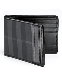 Billfold wallet with one billfold and six credit card slots. Billfold wallet with one billfold and six credit card slots.