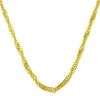 14 Karat Yellow Gold 1 mm Singapore Chain (18 inch) 14 Karat Yellow Gold 1 mm Singapore Chain (18 inch)
