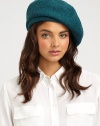 A classic beret is crafted in softly spun wool with adjustable inner band for a perfect fit.WoolAdjustable inner bandPindot linedHand washImported