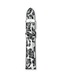 So timely: Michele lends its ever-chic watches an on-trend touch with this interchangeable watch strap, designed to customize your chronograph. So timely: Michele lends its ever-chic watches an on-trend touch with this interchangeable watch strap, designed to customize your chronograph.