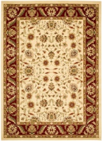 Area Rug 6x9 Rectangle Traditional Creme - Red Color - Safavieh Lyndhurst Rug from RugPal Area Rug 6x9 Rectangle Traditional Creme - Red Color - Safavieh Lyndhurst Rug from RugPal