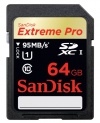 SanDisk Extreme Pro 64 GB SDXC Class 10 UHS-1 Flash Memory Card 95MB/s SDSDXPA-064G-AFFP