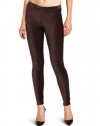 HUE Women's Corduroy Legging, Espresso, Small