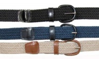 Braided Elastic Stretch Belt - Sizes up to 4X