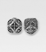 A fresh look in handsome sterling silver with finely detailed Sparta engraving. ¾ diam. Made in USA